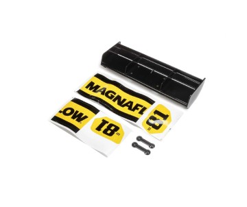 Losi Wing, Magnaflow, Black: DBXL 2.0
