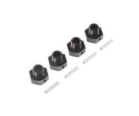 Losi 20mm Wheel Hexes and Pins, Black (4): Super Baja Rey