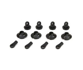 Losi Spring Cups/Clips/Shock Ends (2): 1:5 4wd DB XL