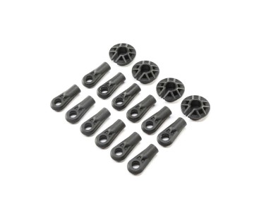Losi Shock and Rod Ends,Spring Cups(12): SBR 2.0