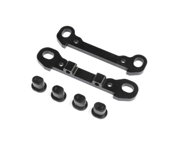 Losi Rear Hinge Pin Braces, Black: DBXL 2.0