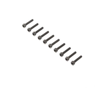Losi Cap Head Screws, Steel, Black Oxide, M3 x 16mm (10)