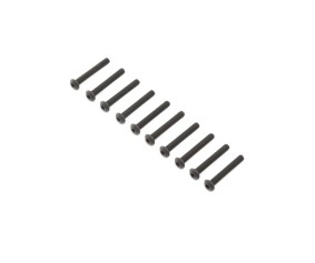 Losi Button Head Screws, Steel, Black Oxide, M4 x 30mm (10)