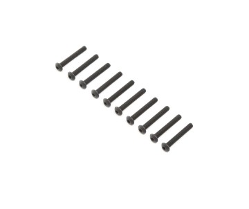 Losi Button Head Screws, Steel, Black Oxide, M4 x 30mm (10)