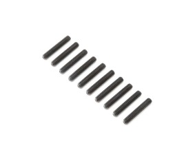Losi Set Screws, Steel, Black Oxide, Flat Point, M5 x 30mm (10)