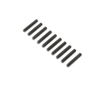 Losi Set Screws, Steel, Black Oxide, Flat Point, M5 x 30mm (10)