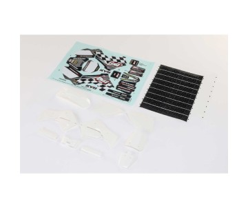 Losi White Plastics w/Wraps: PM-MX