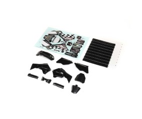 Losi Black Plastics w/Wraps: PM-MX