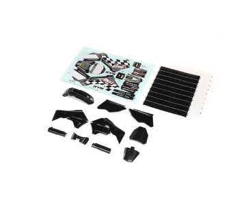 Losi Black Plastics w/Wraps: PM-MX