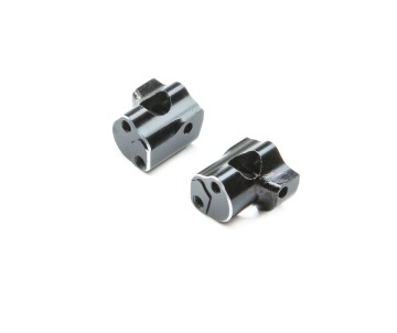 Losi Caster Block, 0 Degree, L/R, Aluminum: Mini-T 2.0