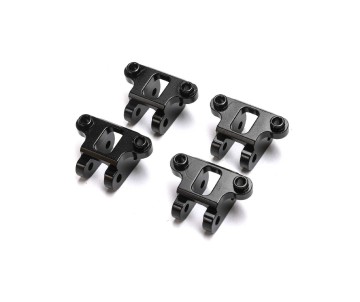 Losi Axle Shock Mount, Aluminum, Black,(4): LMT, TTLMT