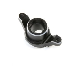 Losi Servo Saver Top, Aluminum, Black: DBXL-E 2.0