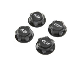 Losi Wheel Nut, Captured, Black (4): DBXL-E 2.0