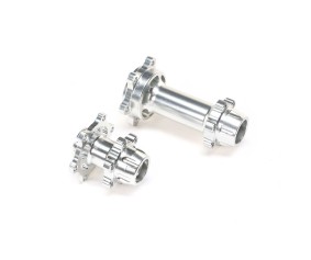 Losi Aluminum Hub Set, Machined, Silver : PM-MX