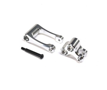 Losi Aluminum Knuckle & Pull Rod, Silver: PM-MX
