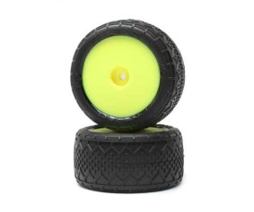 Losi BK Bar, RR Mounted, Yellow (2): Mini-B