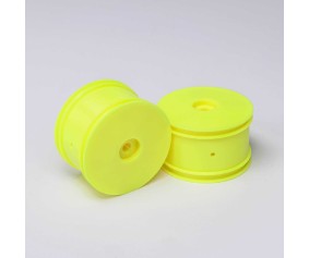 Losi Rear Wheel, Yellow (2): Mini-B
