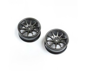 Losi Wheel Volk Racing CE28N 54x26mm, Gun Metal (Front)(2)