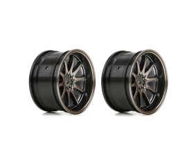 Losi Wheel Volk Racing CE28N 54x30mm, Gun Metal (Rear)(2)