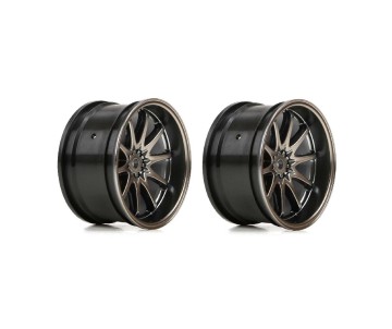 Losi Wheel Volk Racing CE28N 54x30mm, Gun Metal (Rear)(2)