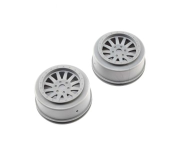 Losi Wheels, Silver (2): Super Baja Rey