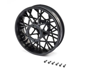 Losi Rear Wheel Set, Black (1) PM-MX