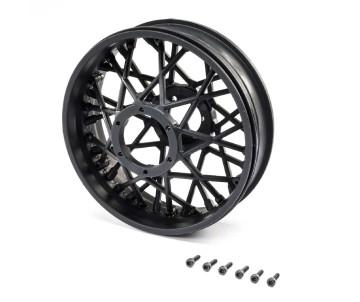 Losi Rear Wheel Set, Black (1) PM-MX