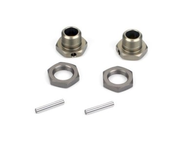 Losi Wheel Hexes (Pr) Hard Anodized: 8B,8T