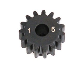 Losi 1.0 Mod Steel Pinion Gear (15T) for Losi 8E, SCTE