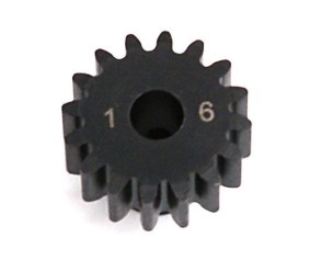 Losi 1.0 Mod Steel Pinion Gear (16T) for Losi 8E, SCTE