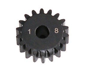 Losi 1.0 Mod Steel Pinion Gear (18T) for Losi 8E, SCTE