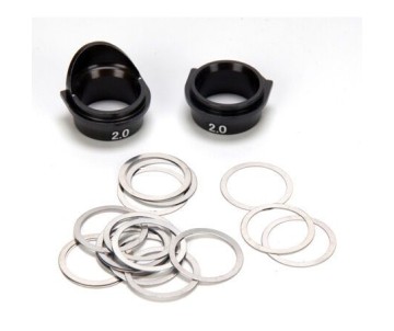 Losi Rear Gearbox Bearing Inserts, Aluminum 8B/8T 2.0