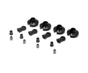 Losi 15mm Shock Ends, Cups, Bushing: 8B 2.0