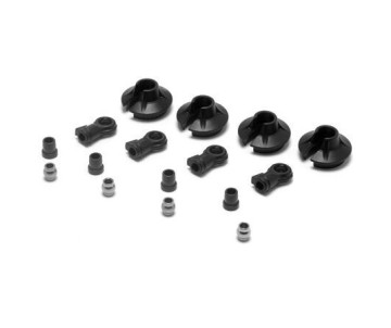 Losi 15mm Shock Ends, Cups, Bushing: 8B 2.0