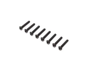 Losi Button Head Cap Screws,2-56x1/2 (8)
