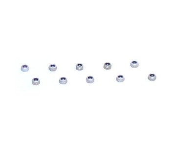 Losi 4-40 Aluminum Mini-Nuts (10)
