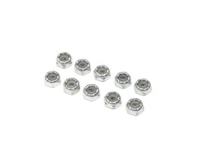 Losi 4-40 Steel Locking 1/2 Nuts (10)