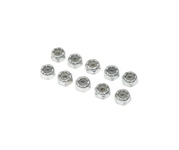 Losi 4-40 Steel Locking 1/2 Nuts (10)