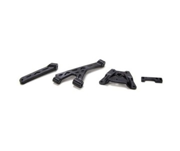 Losi Chassis Brace & Spacer Set (3): 10-T