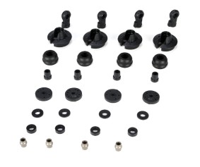 Losi Shock Plastics & Balls (4): 5IVE-T, MINI WRC
