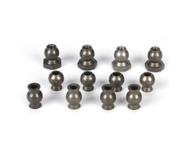 Losi Camber & Steering Pivot Ball Set(12): 5IVE-T, MINI WRC
