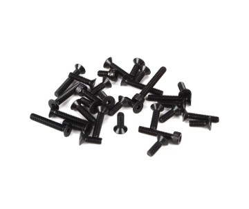 Losi 4mm FH & Cap Screw Asst. (32): 5IVE-T, MINI WRC