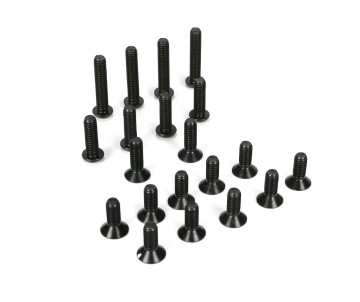 Losi 6mm BH & FH Screw Asst (20): 5IVE-T, MINI WRC