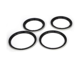 Losi Beadlock Set, Inner & Outer Black (2): 5IVE-T