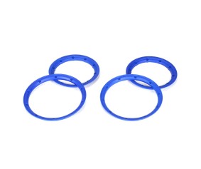 Losi Beadlock Set, Inner & Outer Blue (2): 5IVE-T