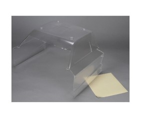 Losi Cab Body Section, Clear: 5IVE-T