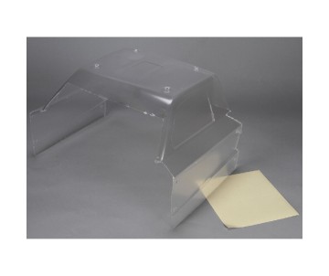 Losi Cab Body Section, Clear: 5IVE-T