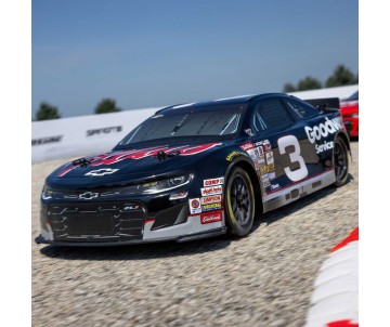 Losi 1/12 NASCAR RC Race Car RCR No. 3 GM Goodwrench Chevrolet ZL1 2S AWD RTR Brushed On-Road (Battery & Charger Included), Black