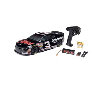 Losi 1/12 NASCAR RC Race Car RCR No. 3 GM Goodwrench Chevrolet ZL1 2S AWD RTR Brushed On-Road (Battery & Charger Included), Black