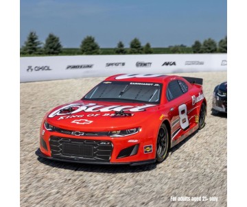 1/12 NASCAR RC Racecar Dale Earnhardt Jr. No. 8 Budweiser Chevrolet ZL1 2S AWD RTR Brushed On-Road (Battery & Charger Included), Red
